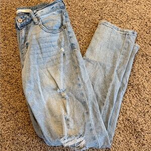 KanCan Light Blue Straight Leg Jeans